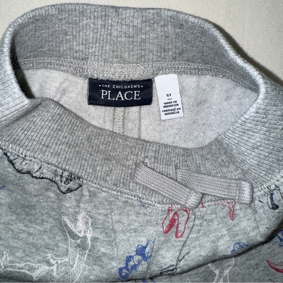 Dinosaur Pajamas Boy’s 5T Gray Set PJs Dino Mite Dude Cozy Fall Warm Winter Cute - Picture 8 of 10